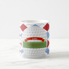 Persoonlijk heren GOLF, Golfer thema-Par-TEE Koffiemok