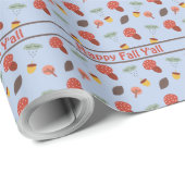 Persoonlijk Herfst Inpakpapier (Rol Hoek)