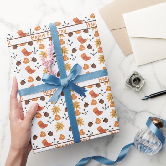 Persoonlijk Herfst Inpakpapier (Geschenken)