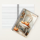 Persoonlijk Herfst ontwerp spiraal notitieboek (Binnen)