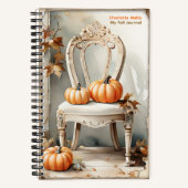 Persoonlijk Herfst ontwerp spiraal notitieboek (Voorkant)
