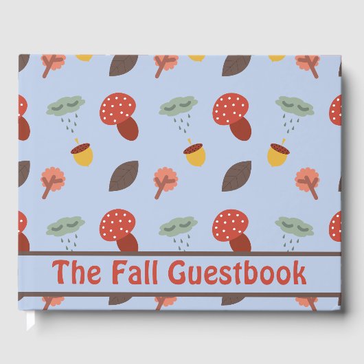 Persoonlijk Herfstgastenboek Gastenboek (Voorkant)