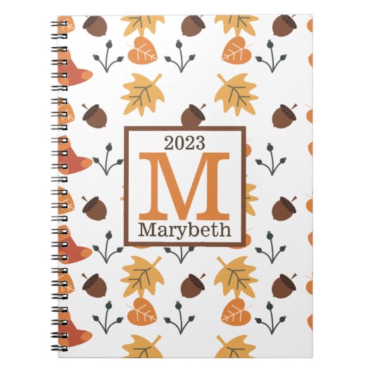 Persoonlijk herfstnotitieboek notitieboek (Voorkant)