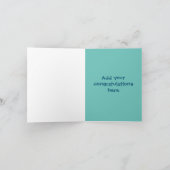 Persoonlijk Het is een Boy Card - Giraffe Bunting Feestdagen Kaart (Binnen)