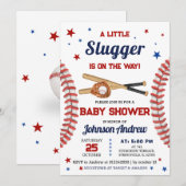 Persoonlijk Het is een Boy Sports Baseball Baby sh Kaart (Voorkant / Achterkant)