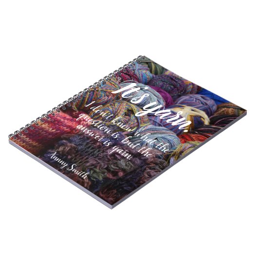 Persoonlijk// Het is garen. Notitieboek (Linkerzijde)