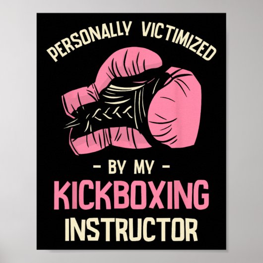Persoonlijk het slachtoffer geworden van mijn kick poster (Voorkant)