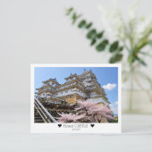 Persoonlijk, Himeji Castle met Sakura Briefkaart (Staand voorkant)