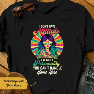 Persoonlijk Hippie Meisje Je Kunt Het Niet Aan T S T-shirt
