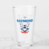 Persoonlijk Hockey Glass Glas (Achterkant)