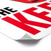 Persoonlijk Hockey Goalie Mask Name Number Poster (Hoek)