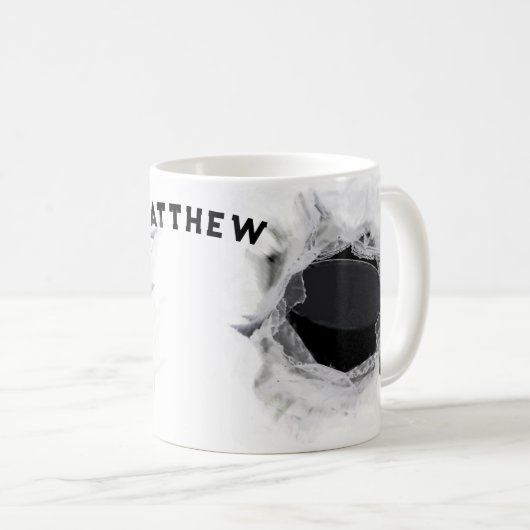 Persoonlijk hockey-verzamelobject koffiemok (Voorkant rechts)