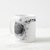 Persoonlijk hockey-verzamelobject koffiemok (Voorkant links)
