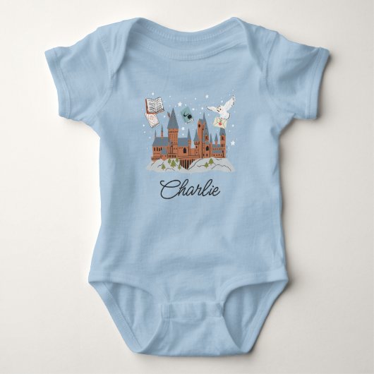 Persoonlijk Hogwarts Castle Romper (Voorkant)