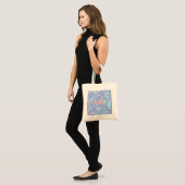 Persoonlijk holografisch iriserend glas tote bag (Voorkant (model))