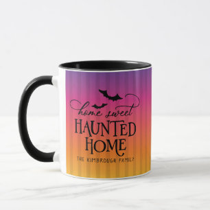 Persoonlijk 'Home Sweet Haunted Home' Halloween Mok