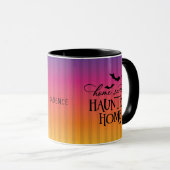 Persoonlijk 'Home Sweet Haunted Home' Halloween Mok (Voorkant rechts)