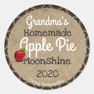 Persoonlijk Homemade Apple Pie Moonshine Label