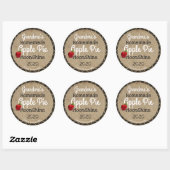 Persoonlijk Homemade Apple Pie Moonshine Label (Vel)