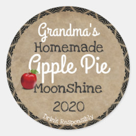 Persoonlijk Homemade Apple Pie Moonshine Label