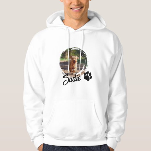 Persoonlijk Hond Liefhebber Cadeau - Aangepaste Fo Hoodie (Voorkant)