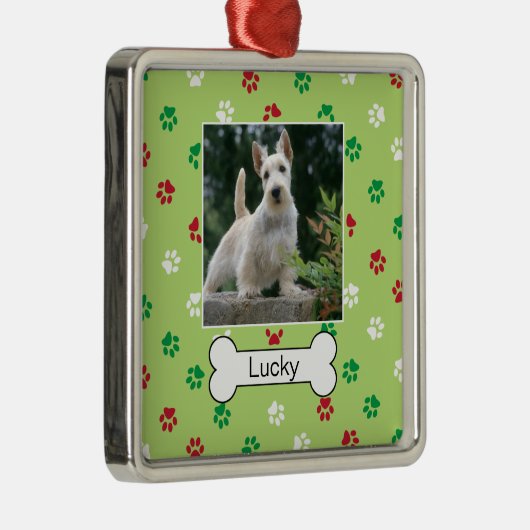 Persoonlijk Hond Mini Frame Ornament (Rechts)