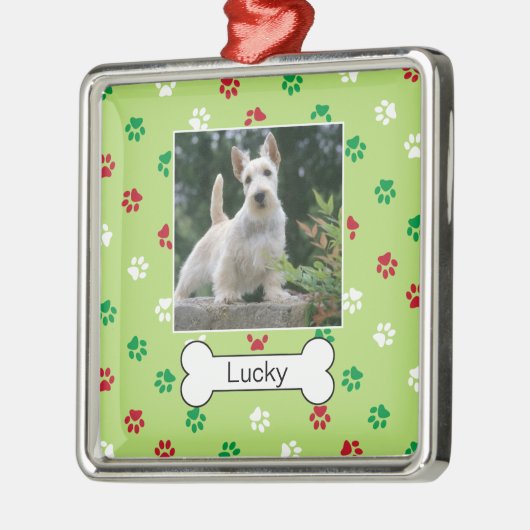 Persoonlijk Hond Mini Frame Ornament (Links)