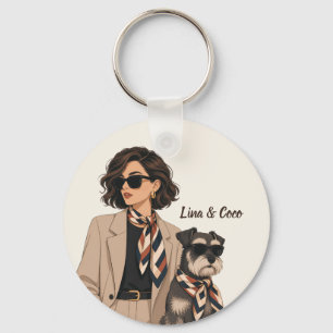 "Persoonlijk Hond Moeder Cadeau" "Aangepast Huisdi Sleutelhanger