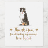 Persoonlijk Honden Huwelijks Wijnlabel Wijn Etiket (Enkel label)