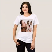 Persoonlijk hondenfoto T-shirt | (Voorkant volledig)