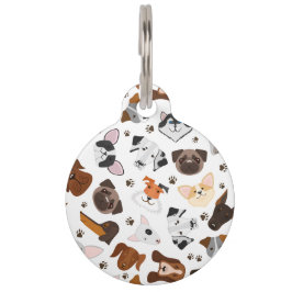 Persoonlijk hondenras ontwerp huisdier ID-plaatje Huisdierpenning