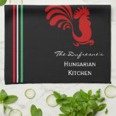 Persoonlijk Hongaars Kitchen Theedoek (Gevouwen)