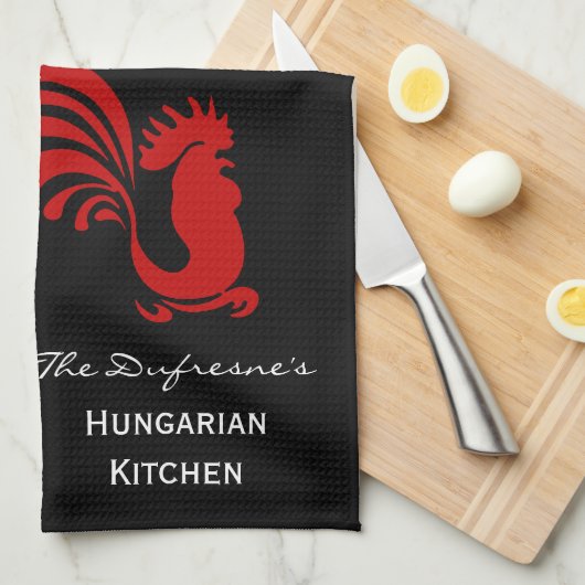 Persoonlijk Hongaars Kitchen Theedoek (Quarter Fold)