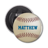 Persoonlijk honkbal button flesopener (Voorkant)