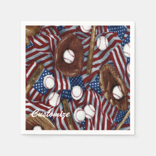 Persoonlijk honkbal in de Verenigde Staten luiers Servet