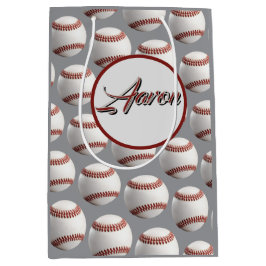Persoonlijk honkbal medium cadeauzakje
