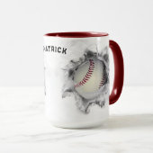 Persoonlijk honkbal mok (Voorkant rechts)