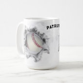Persoonlijk honkbal mok (Voorkant links)