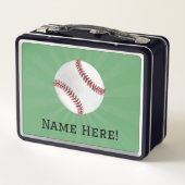 Persoonlijk honkbal op groene Kinder jongens (Achterkant)