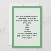 Persoonlijk honkbal op groene Kinder jongens Kaart (Achterkant)