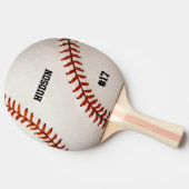 Persoonlijk honkbal tafeltennisbatje (Zijkant)