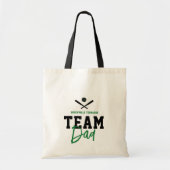 Persoonlijk honkbalteam papa Vaderdag cadeau Tote Bag (Voorkant)