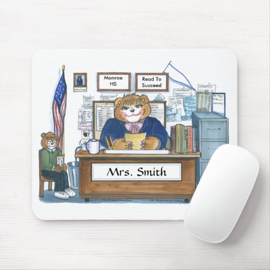 Persoonlijk hoofdartikel muismat (Met muis)
