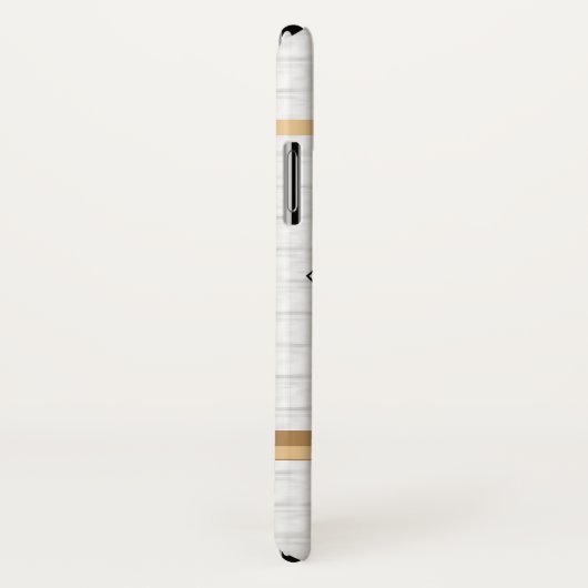 Persoonlijk Hooped Rugby Jersey in Locker Room Case-Mate iPhone Case (Achterkant / rechts)