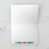 Persoonlijk HOPPY EASTER Funny Bunny Mask Pandemic Kaart (Binnen)