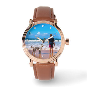 Persoonlijk horloge met foto van uw huisdier