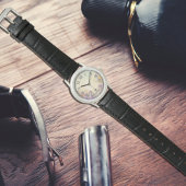 Persoonlijk horloge met waterverf bloemen voor her