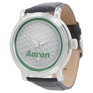 Persoonlijk horloge voor heren golf cadeau