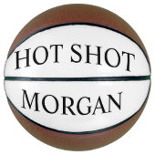 Persoonlijk hot-shot basketbal (Voorkant)