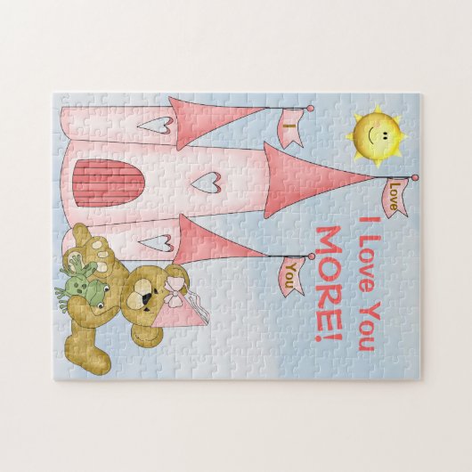 Persoonlijk hou ik van je meer puzzle prinses legpuzzel (Horizontaal)